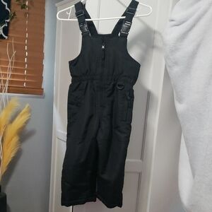 Stylish Black Kids One Piece Snowsuit